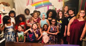 Momma Ashley Rose and Tiana Ray’s 10 year old Rainbow drag party!