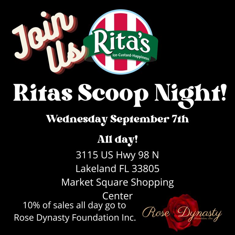 Ritas italian ice scoop night rose dynasty foundation inc