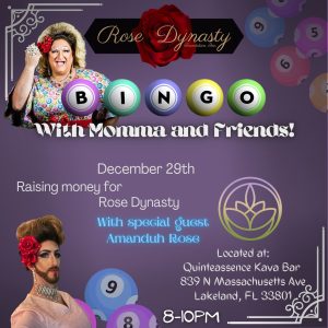 Momma and Friends Drag Charity Bingo for Rose Dynasty